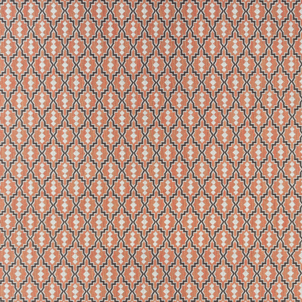 Aztec fabric in coral color - pattern GDT5152.009.0 - by Gaston y Daniela in the Gaston Rio Grande collection