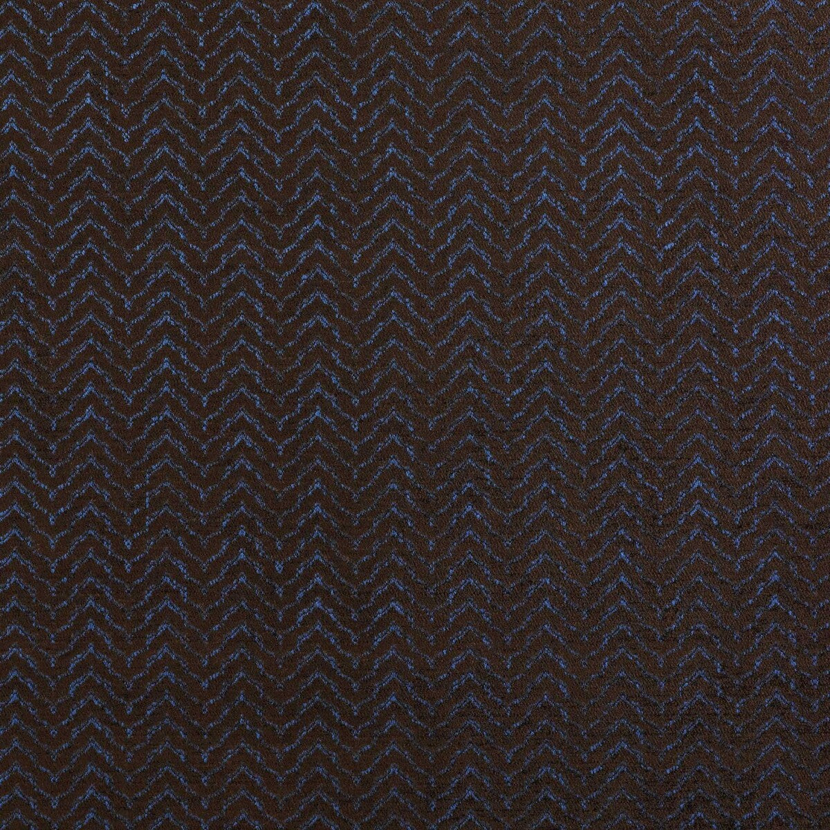 Sella fabric in azul/chocola color - pattern GDT5180.002.0 - by Gaston y Daniela in the Lorenzo Castillo II collection