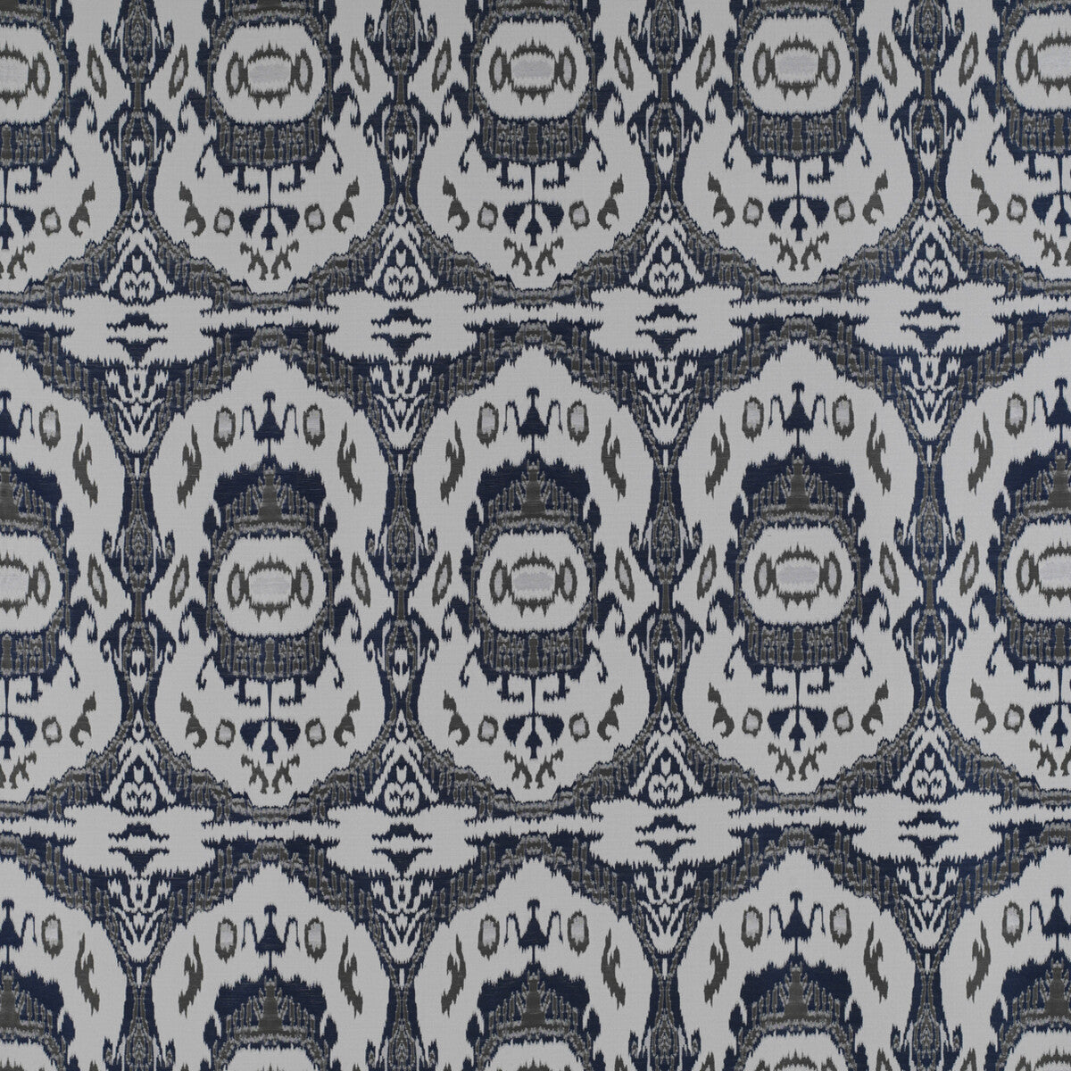 Goya fabric in azul/gris color - pattern GDT5197.004.0 - by Gaston y Daniela in the Madrid collection
