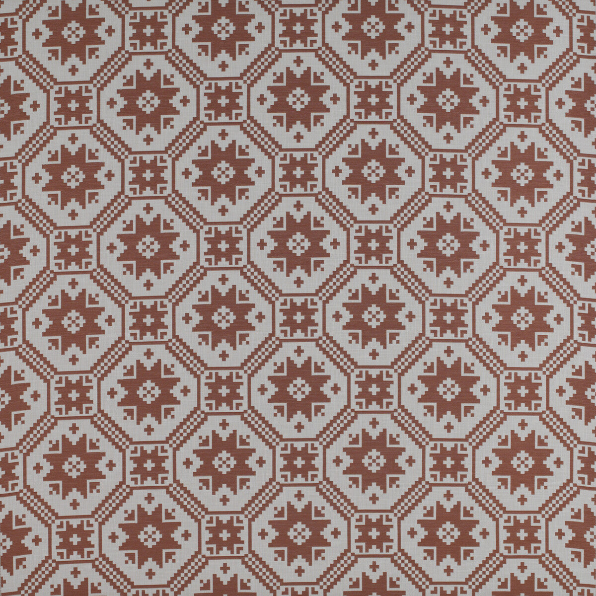 Rosales fabric in arcilla color - pattern GDT5199.005.0 - by Gaston y Daniela in the Madrid collection