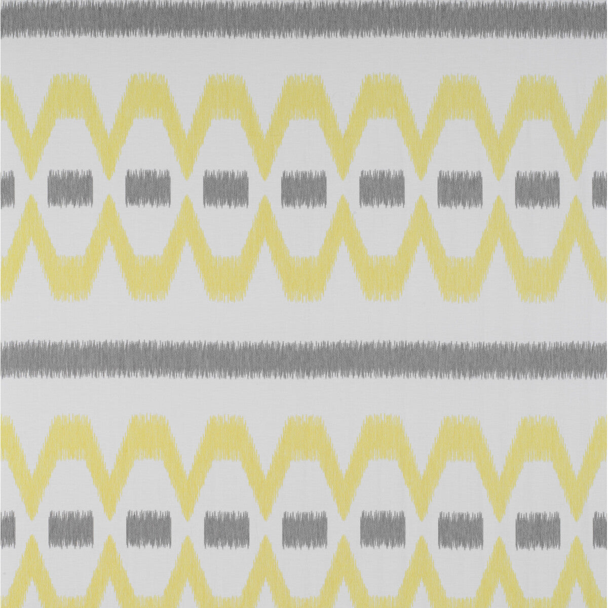 Lampedusa fabric in gris/amarillo color - pattern GDT5316.001.0 - by Gaston y Daniela in the Tierras collection