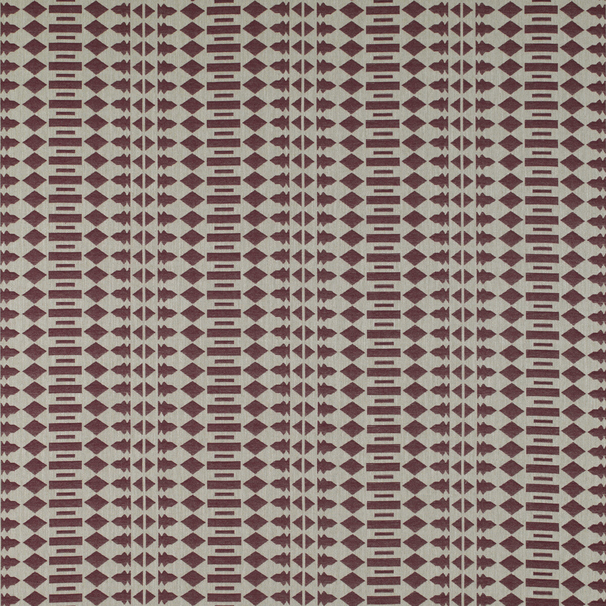 Pavia fabric in burdeos color - pattern GDT5322.005.0 - by Gaston y Daniela in the Tierras collection