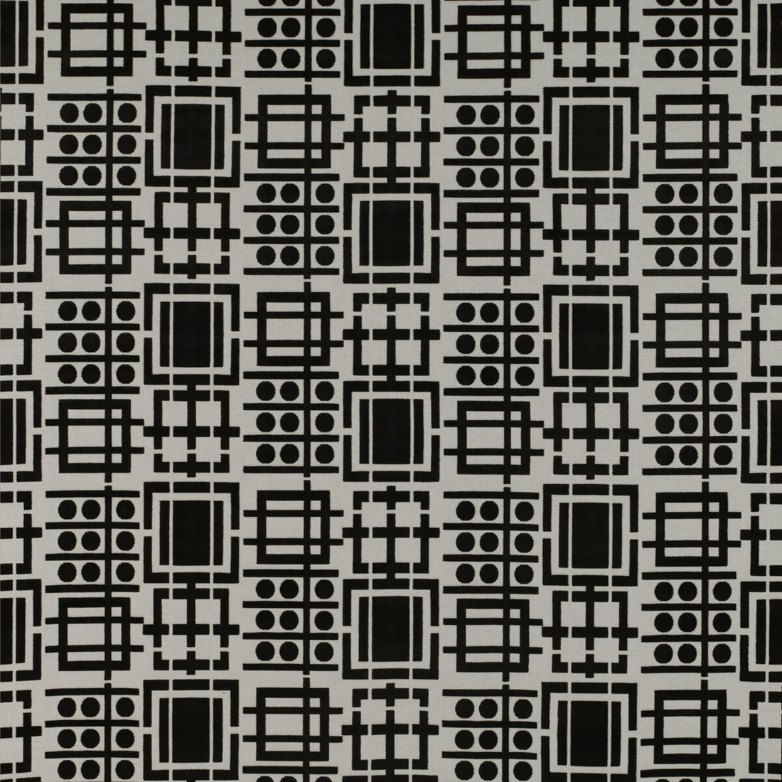 Prato fabric in blanco/onyx color - pattern GDT5349.001.0 - by Gaston y Daniela in the Tierras collection
