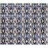 Queen fabric in azul/black color - pattern GDT5403.1.0 - by Gaston y Daniela in the Gaston Africalia collection