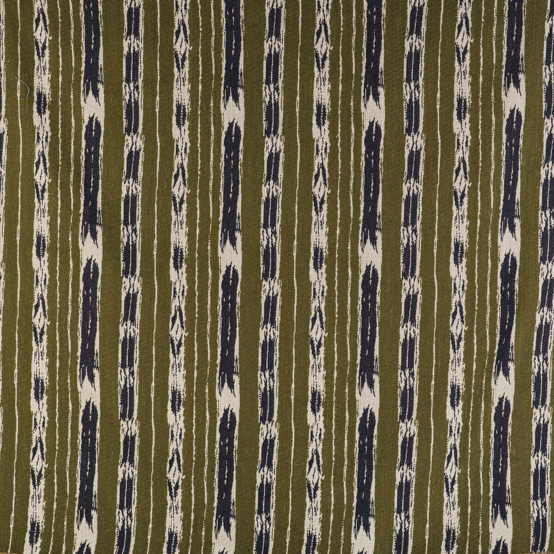 Bandas fabric in verde/navy color - pattern GDT5497.001.0 - by Gaston y Daniela in the Gaston Libreria collection