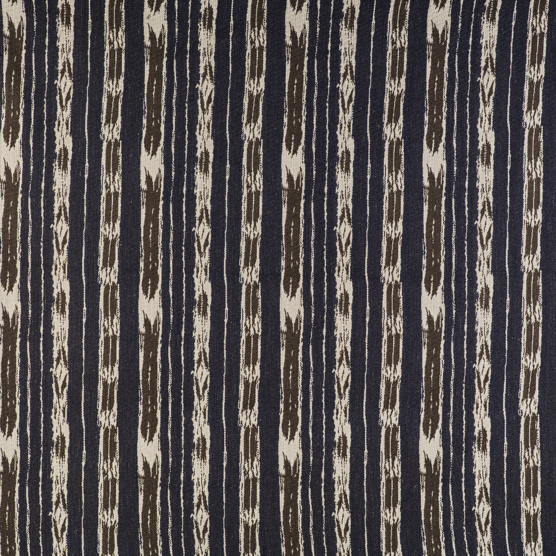 Bandas fabric in crudo/azul color - pattern GDT5497.003.0 - by Gaston y Daniela in the Gaston Libreria collection