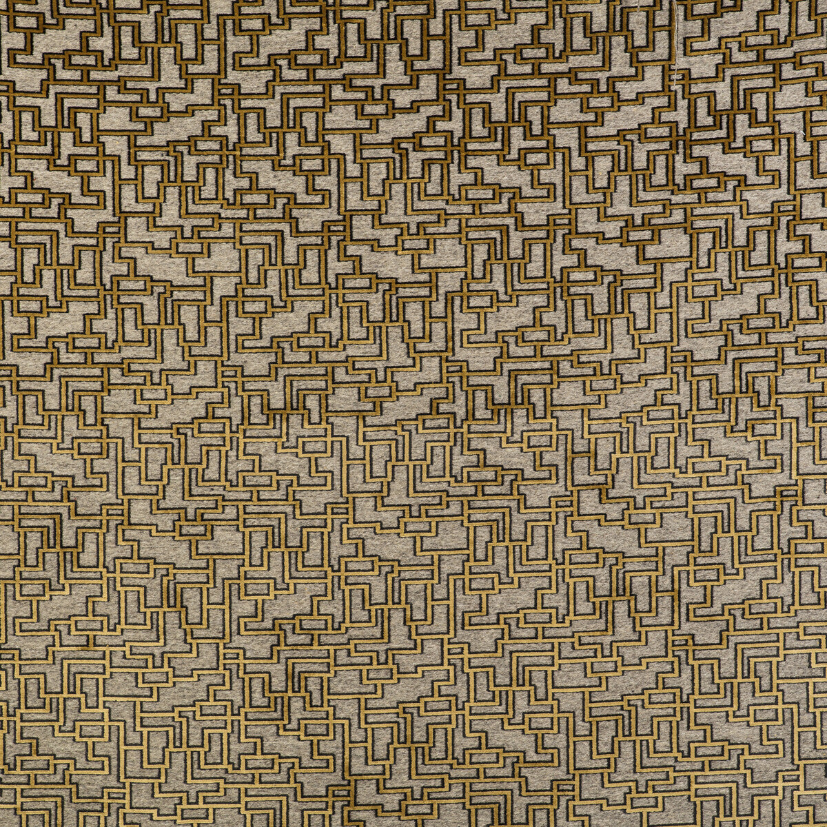 Laberinto fabric in amarillo color - pattern GDT5501.001.0 - by Gaston y Daniela in the Gaston Libreria collection