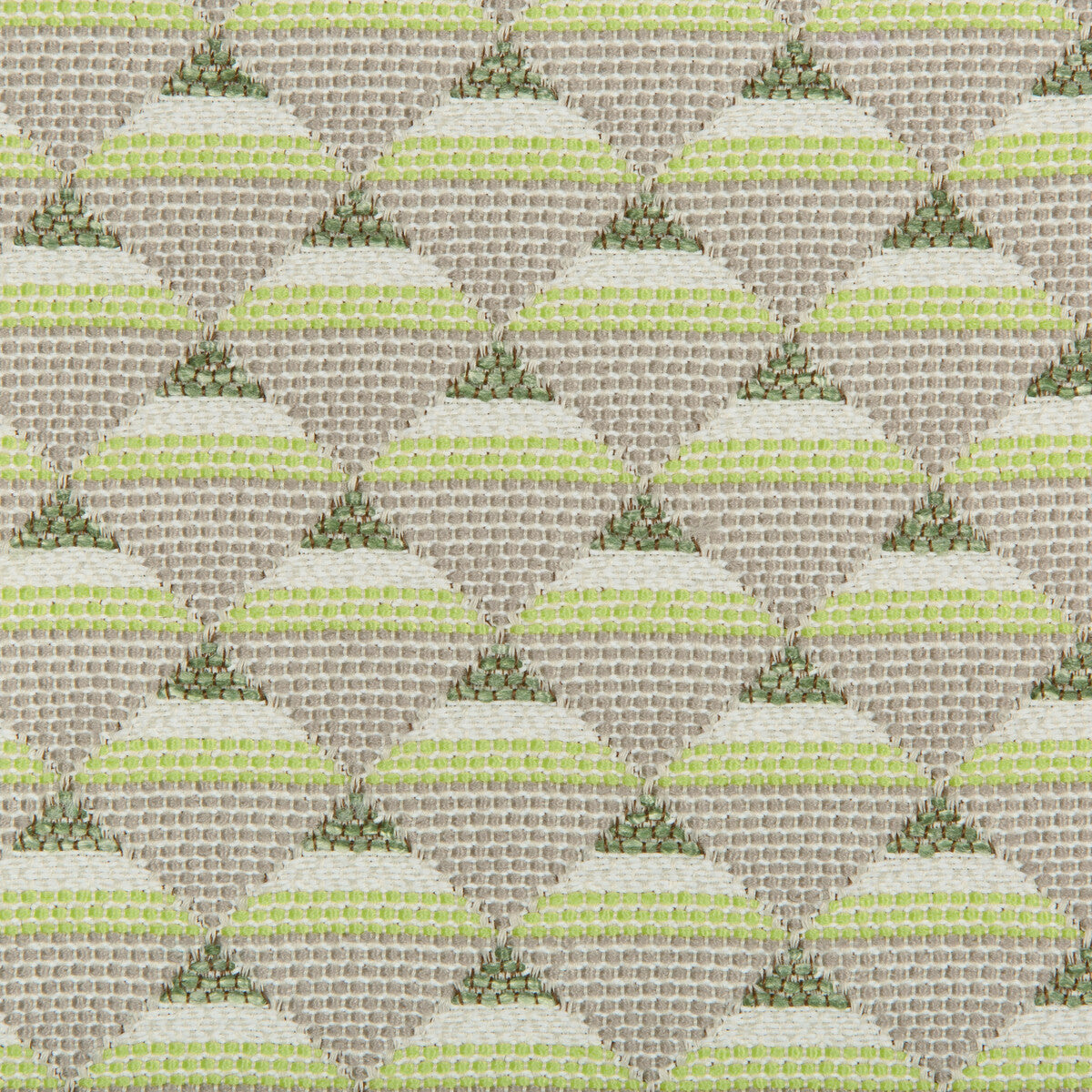 Piramides fabric in verde color - pattern GDT5512.003.0 - by Gaston y Daniela in the Gaston Libreria collection