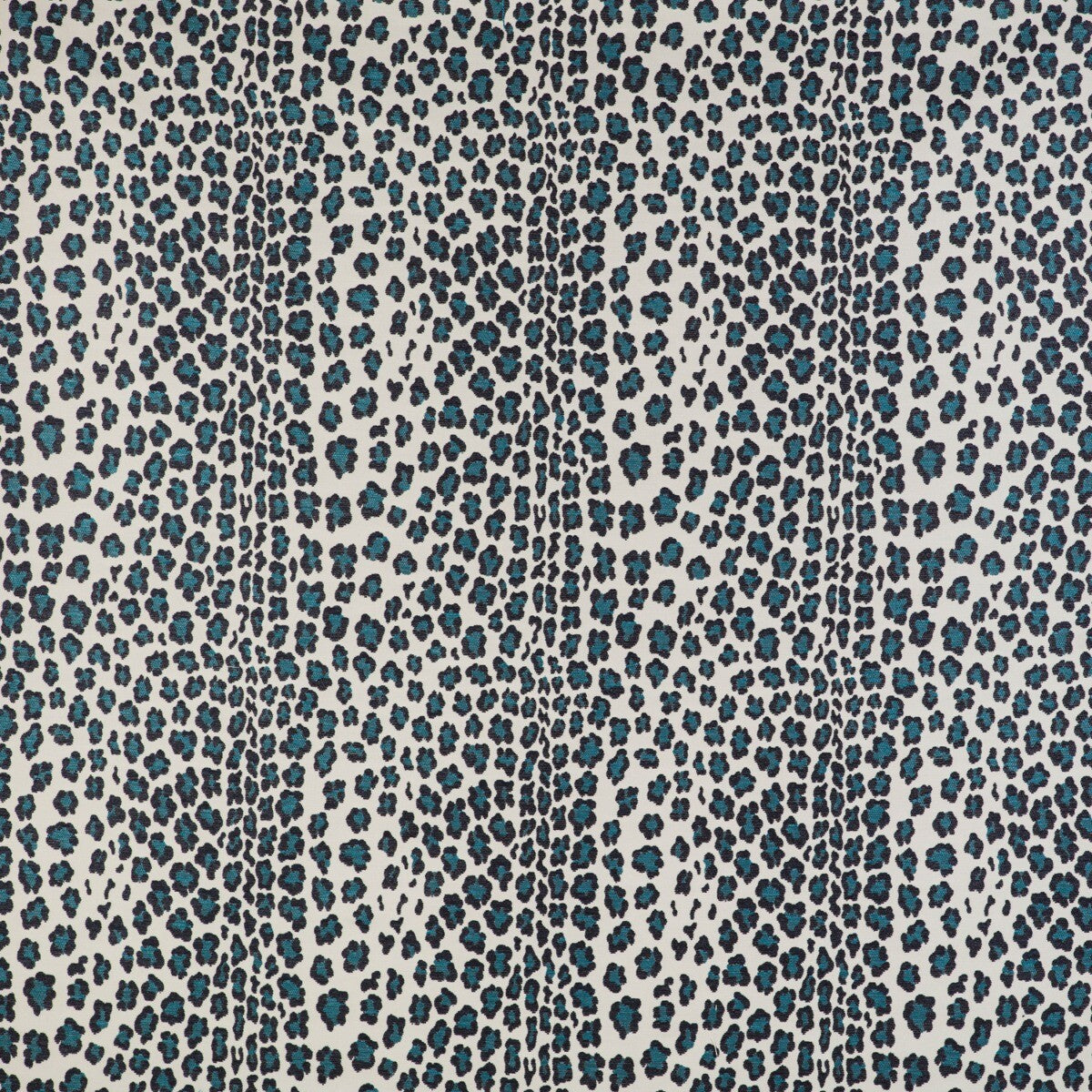 Leopardo fabric in azul color - pattern GDT5515.001.0 - by Gaston y Daniela in the Gaston Libreria collection