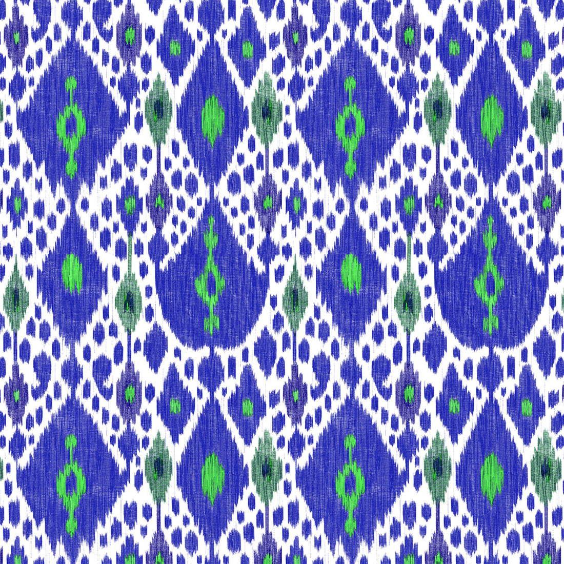 Ikat fabric in azul color - pattern GDT5542.001.0 - by Gaston y Daniela in the Gaston Libreria collection