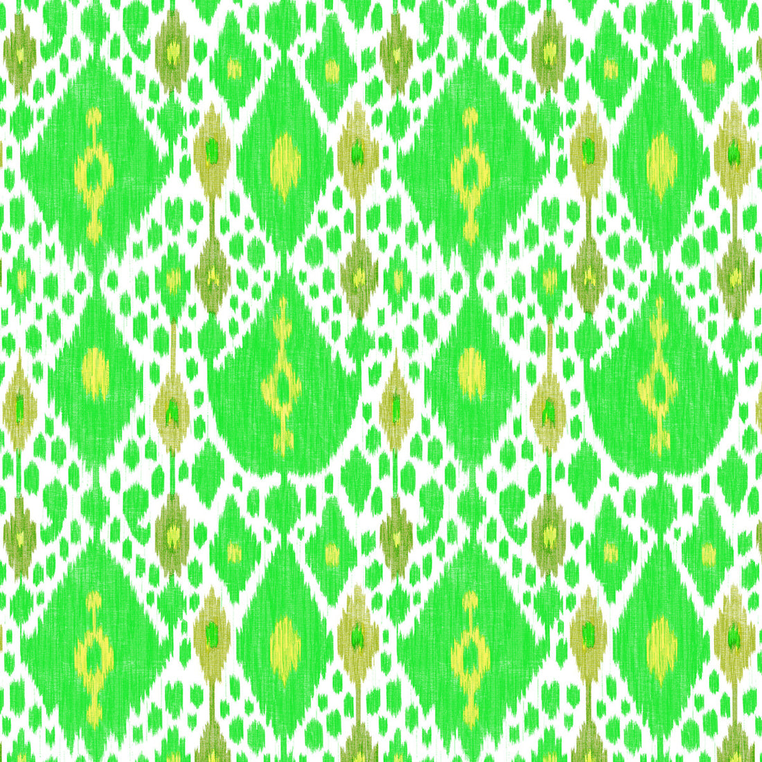 Ikat fabric in verde color - pattern GDT5542.002.0 - by Gaston y Daniela in the Gaston Libreria collection