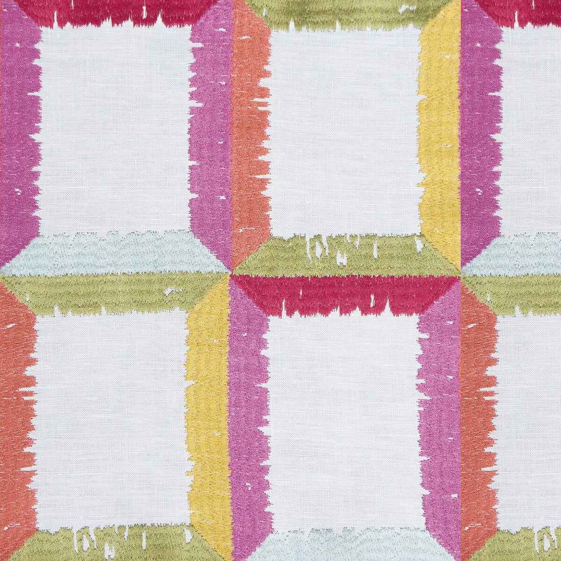 Yucatan fabric in rosa/verde color - pattern GDT5563.001.0 - by Gaston y Daniela in the Gaston Nuevo Mundo collection