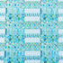 Huipil fabric in agua/lima color - pattern GDT5564.003.0 - by Gaston y Daniela in the Gaston Nuevo Mundo collection