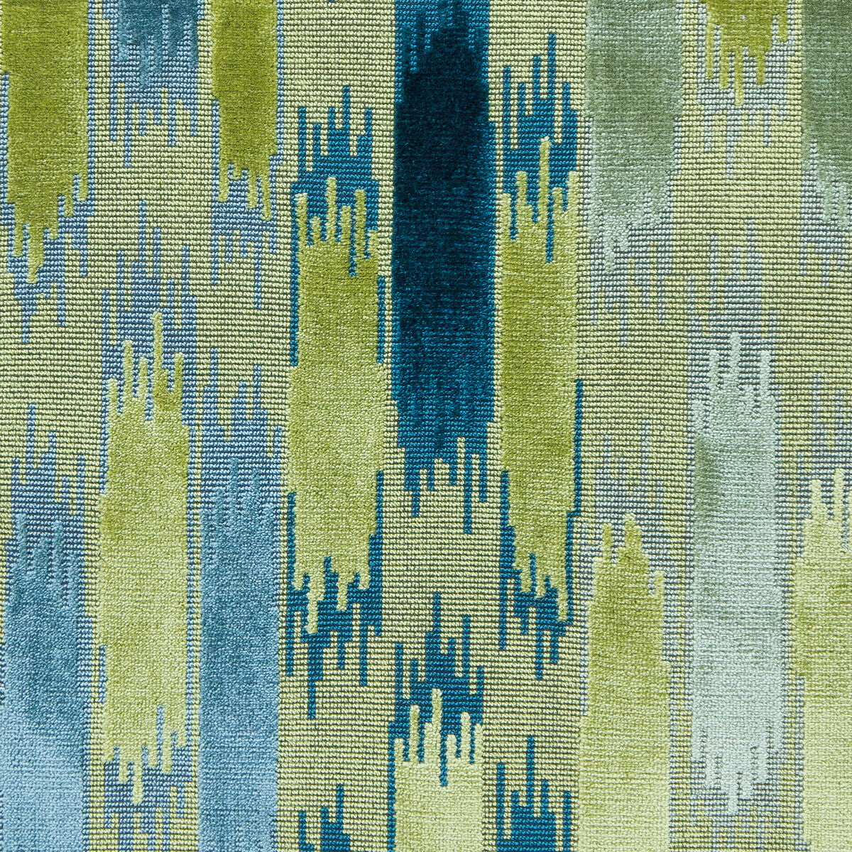Aragon fabric in lima/azul color - pattern GDT5566.002.0 - by Gaston y Daniela in the Gaston Nuevo Mundo collection