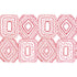 Santo Domingo fabric in rojo color - pattern GDT5570.002.0 - by Gaston y Daniela in the Gaston Luis Bustamante collection