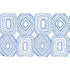Santo Domingo fabric in azul color - pattern GDT5570.003.0 - by Gaston y Daniela in the Gaston Luis Bustamante collection