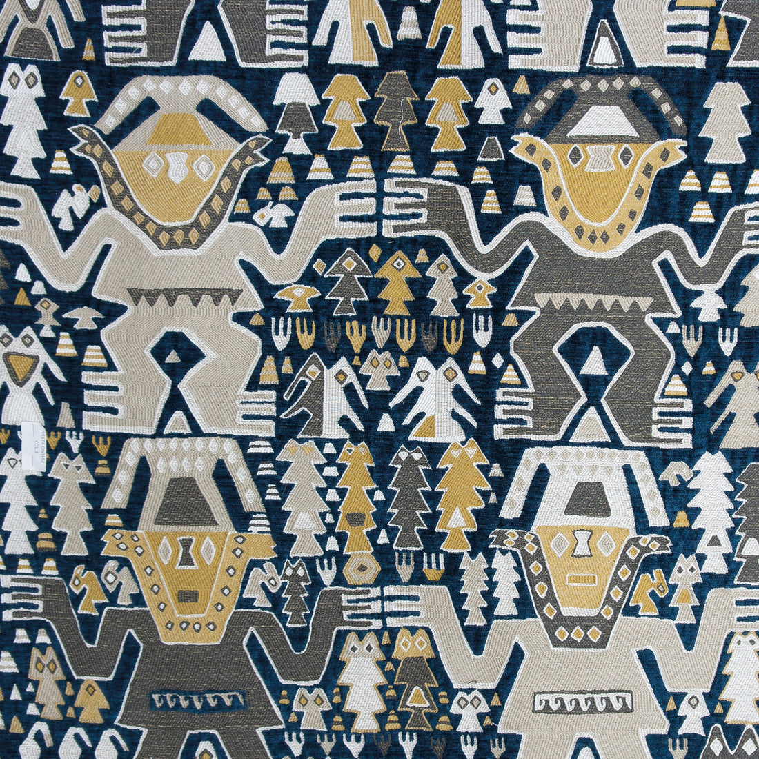 Colosos fabric in azul color - pattern GDT5572.001.0 - by Gaston y Daniela in the Gaston Nuevo Mundo collection