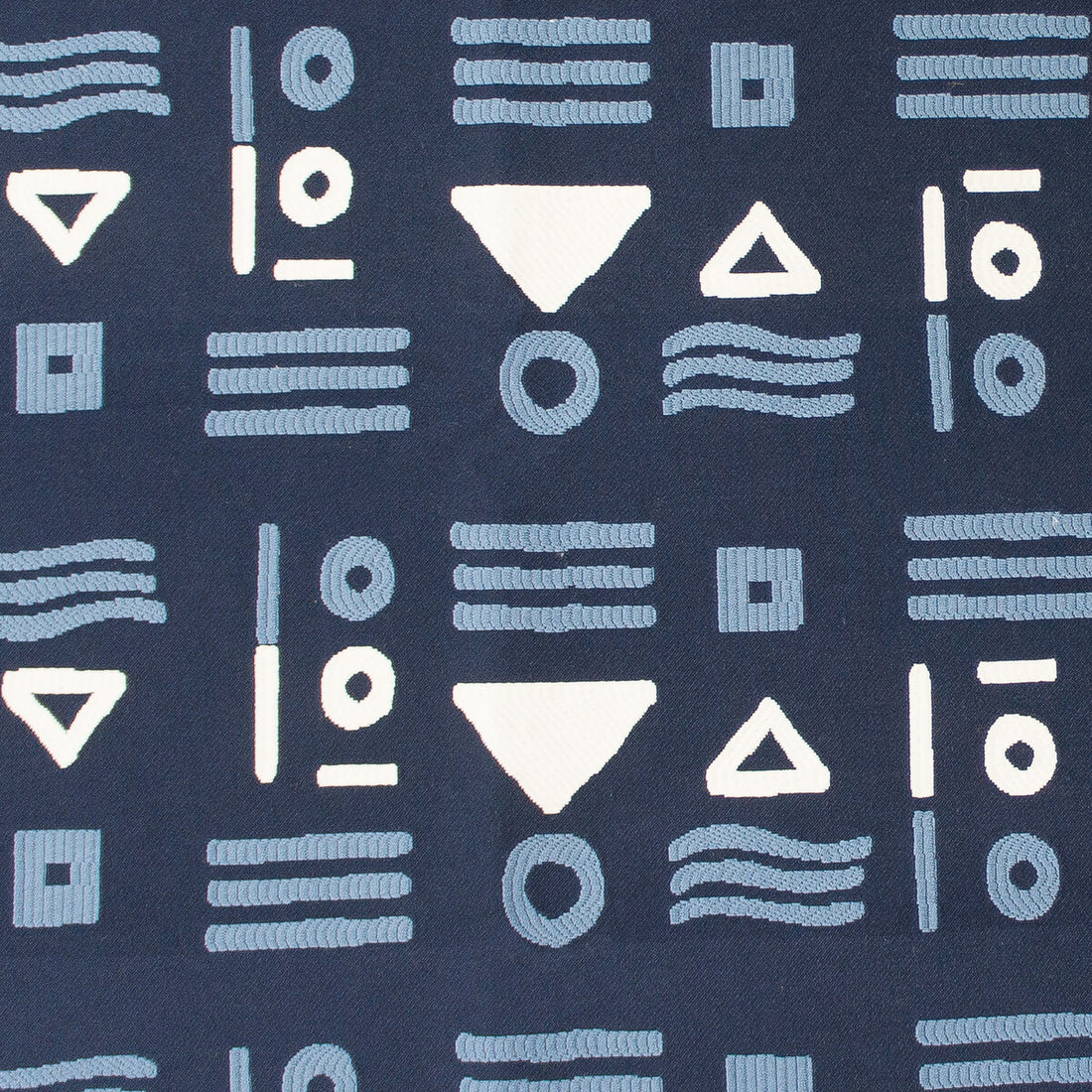 Pinzon fabric in azul color - pattern GDT5589.001.0 - by Gaston y Daniela in the Gaston Nuevo Mundo collection