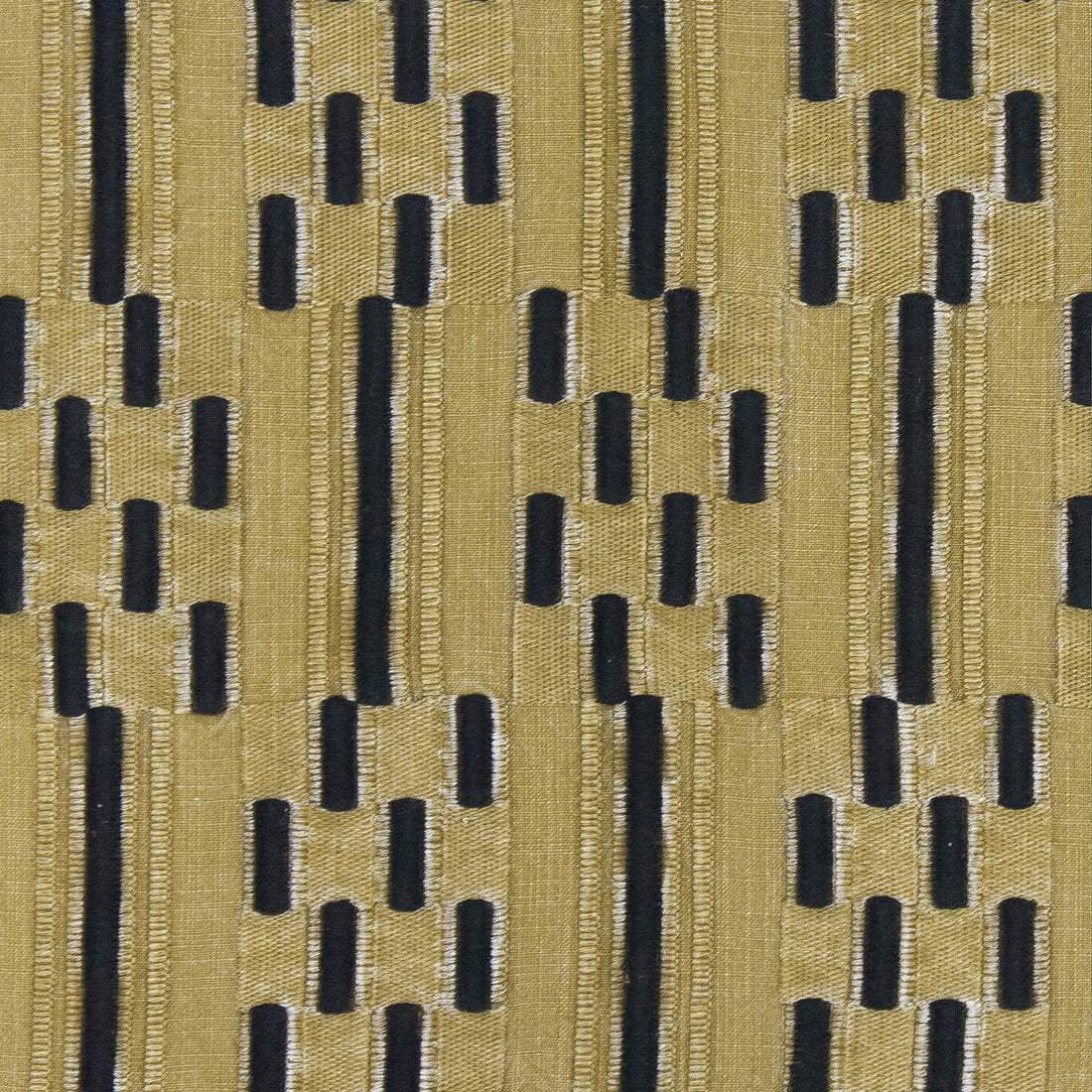 Santa Maria fabric in ocre color - pattern GDT5598.002.0 - by Gaston y Daniela in the Gaston Nuevo Mundo collection