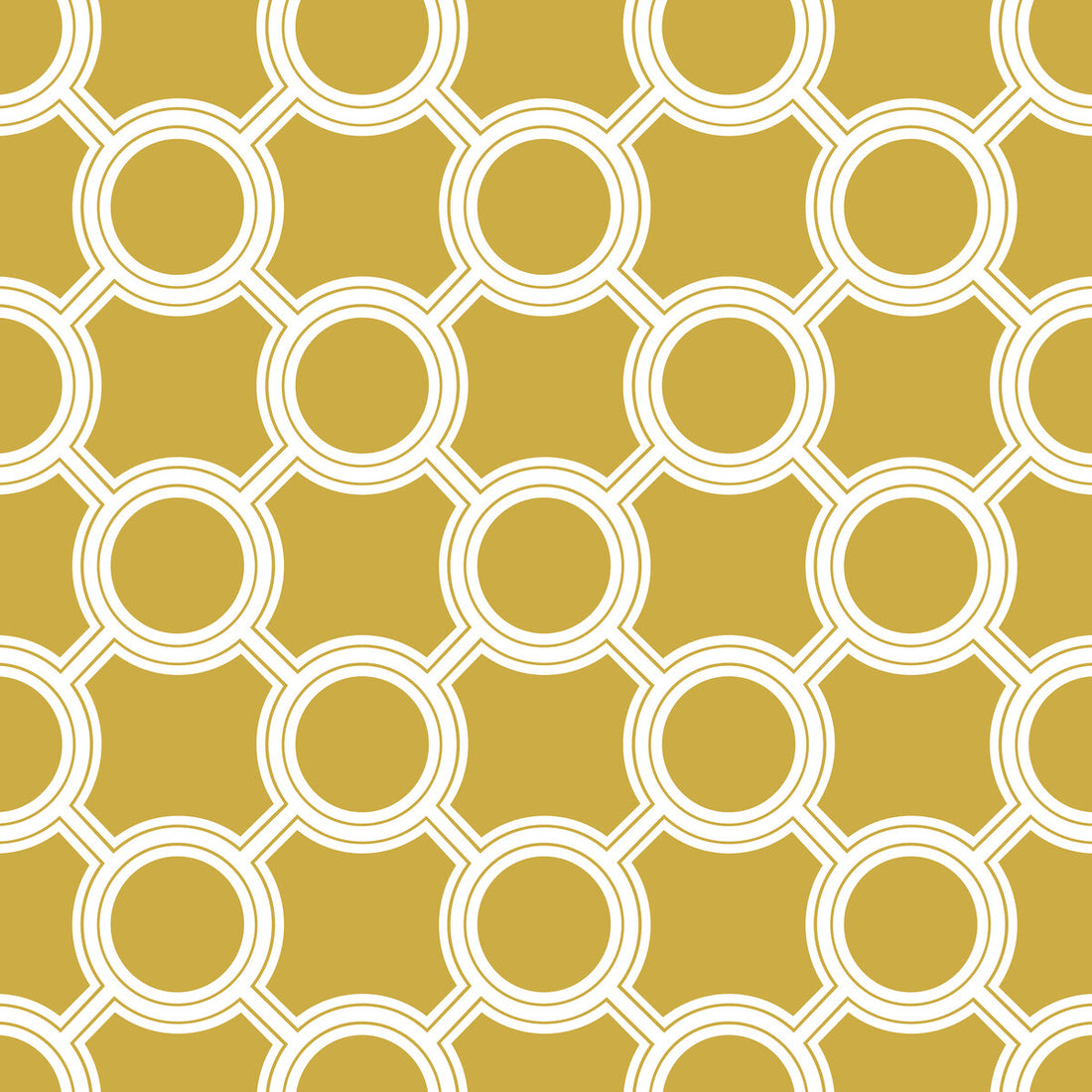 Aymara fabric in ocre color - pattern GDT5600.004.0 - by Gaston y Daniela in the Gaston Nuevo Mundo collection