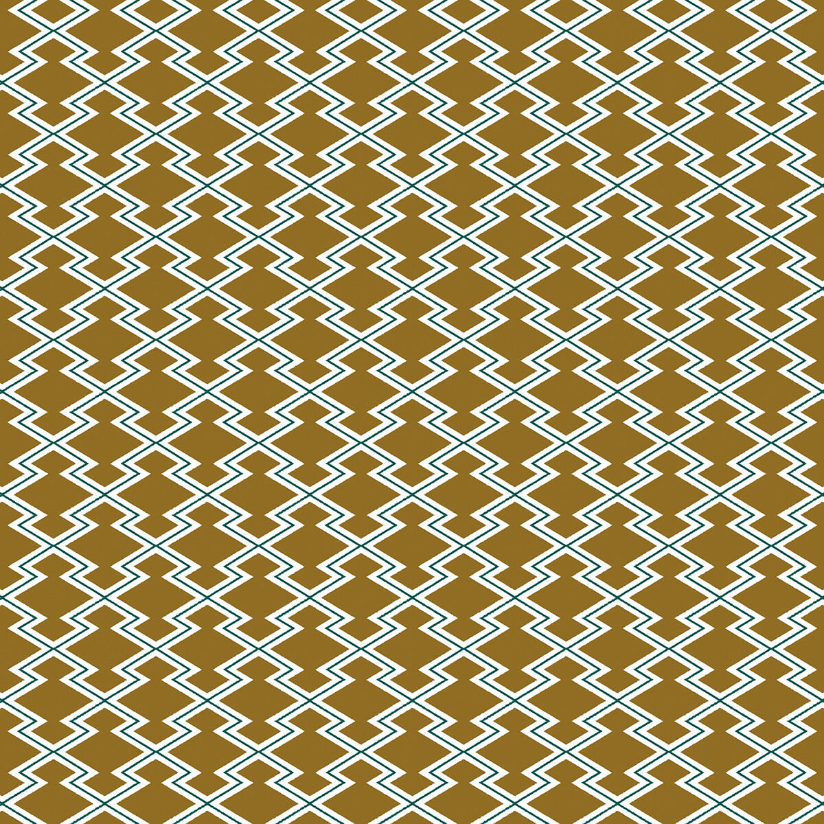 Hayami fabric in ocre color - pattern GDT5625.004.0 - by Gaston y Daniela in the Gaston Japon collection
