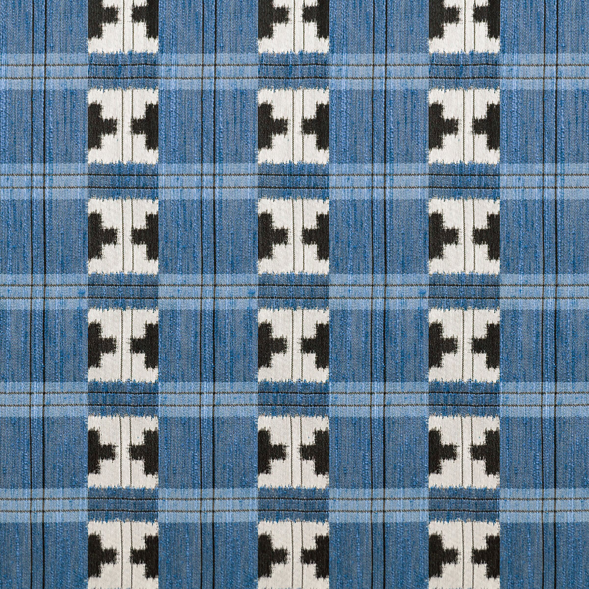 Takara fabric in azul color - pattern GDT5633.002.0 - by Gaston y Daniela in the Gaston Japon collection