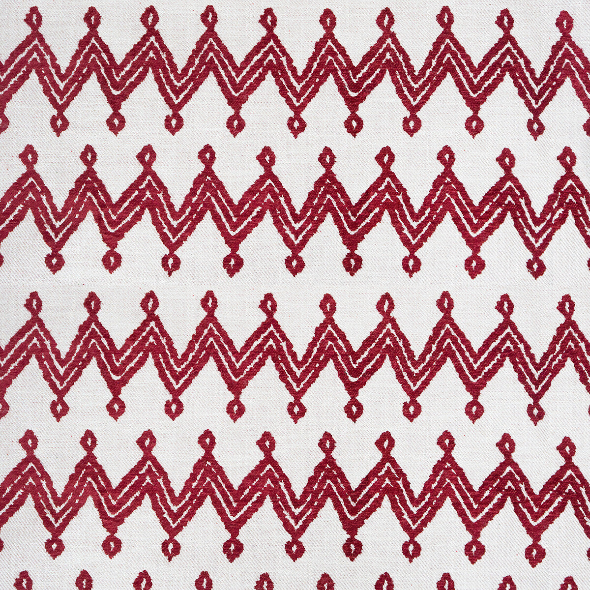 Navajo fabric in rojo color - pattern GDT5653.002.0 - by Gaston y Daniela in the Gaston Rio Grande collection