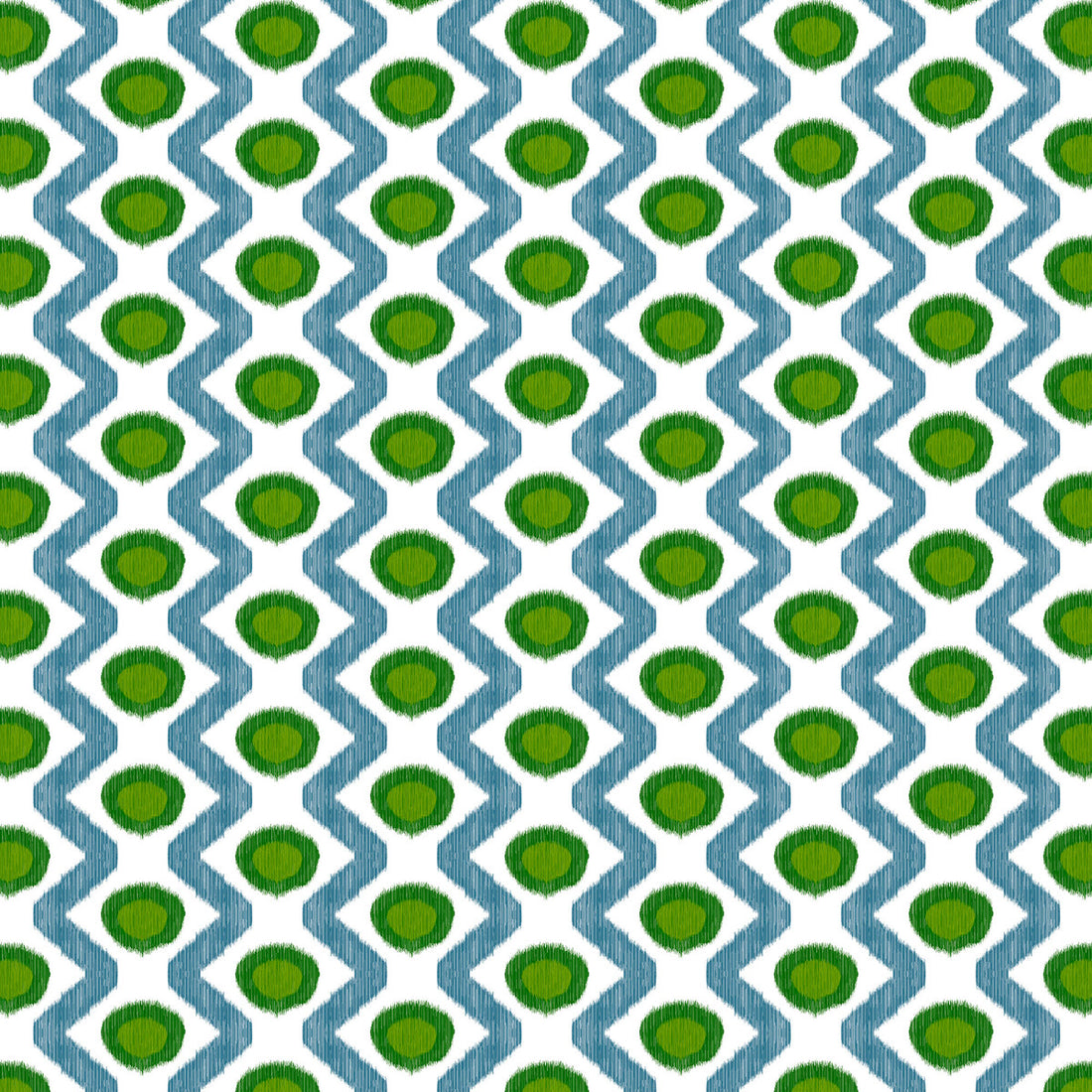Cala Marsal fabric in verde azul color - pattern GDT5681.001.0 - by Gaston y Daniela in the Gaston Maiorica collection