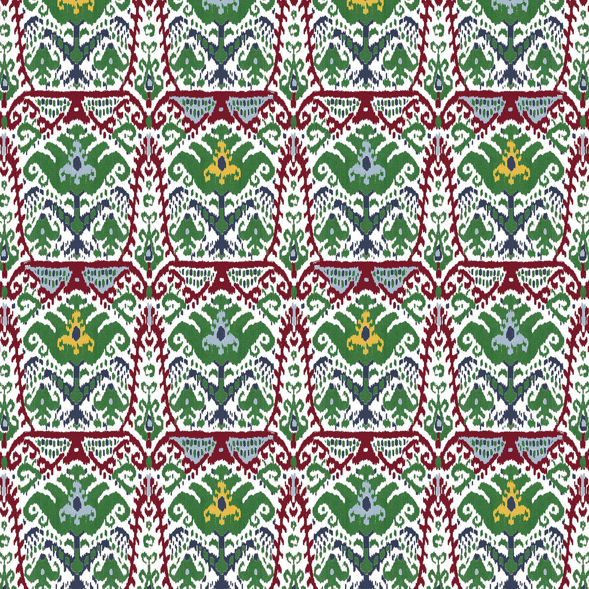 Doga fabric in rojo verde color - pattern number GDT5793.005.0 - by Gaston y Daniela in the Gaston y Daniela Icaria collection