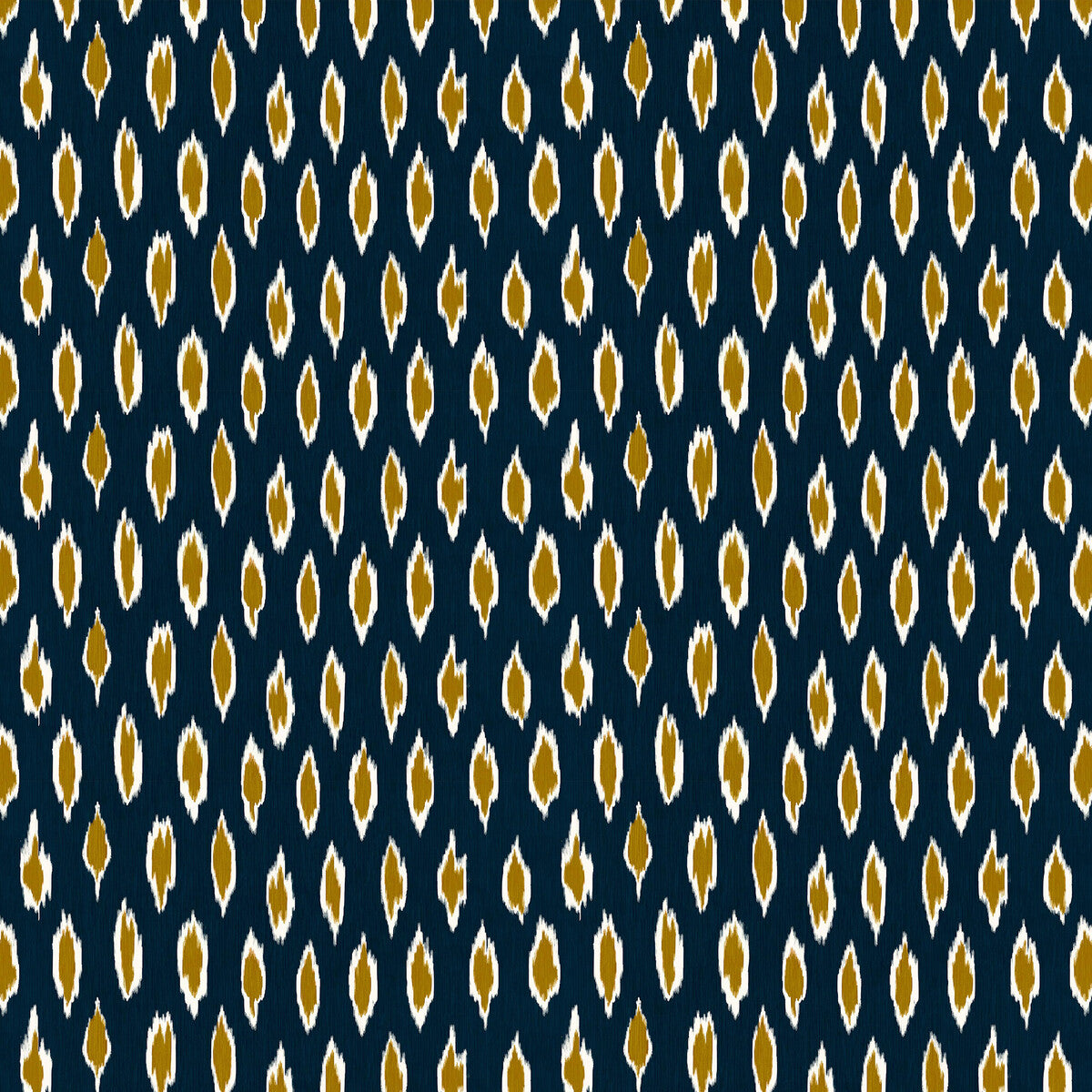 Hali fabric in navy ocre color - pattern number GDT5794.001.0 - by Gaston y Daniela in the Gaston y Daniela Icaria collection