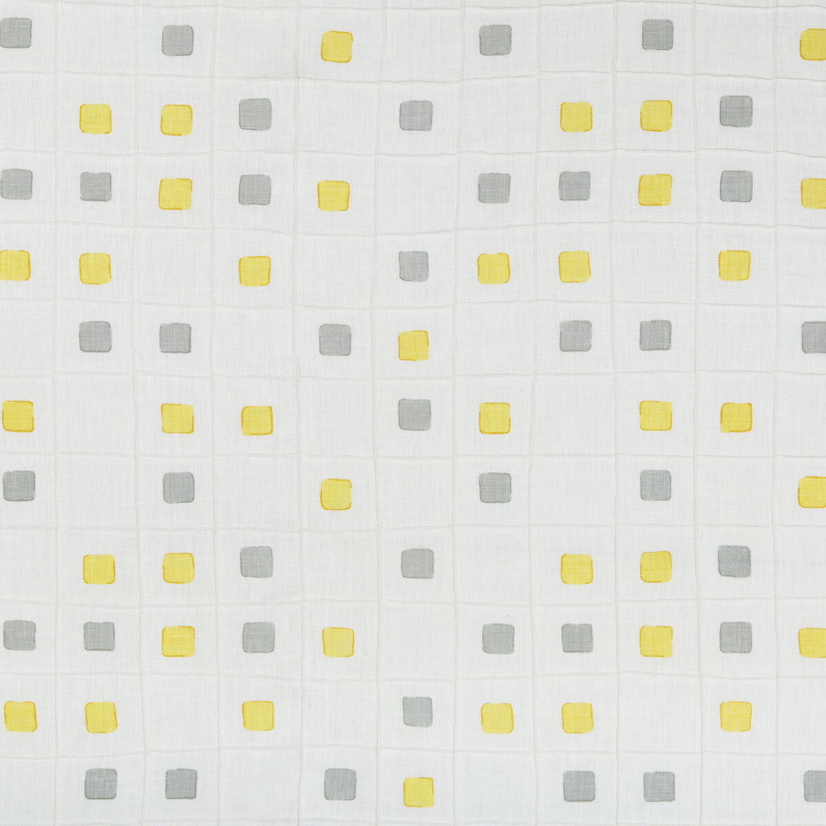 Gridwork fabric in citrine color - pattern GRIDWORK.411.0 - by Kravet Basics in the Jeffrey Alan Marks Oceanview collection