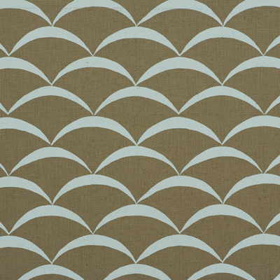 Crescent fabric in sand/aqua color - pattern GWF-2618.165.0 - by Lee Jofa Modern in the Allegra Hicks collection
