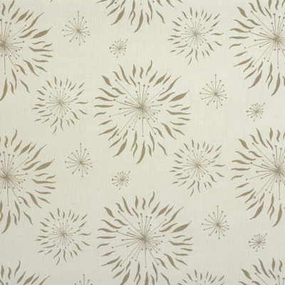 Dandelion fabric in white/taupe color - pattern GWF-2619.111.0 - by Lee Jofa Modern in the Allegra Hicks collection
