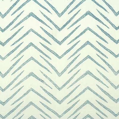 Herringbone fabric in white/sky color - pattern GWF-2620.115.0 - by Lee Jofa Modern in the Allegra Hicks collection