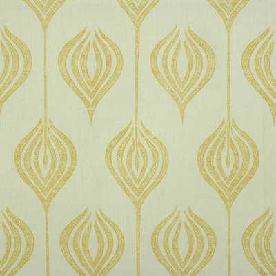 Tulip fabric in white/yellow color - pattern GWF-2622.140.0 - by Lee Jofa Modern in the Allegra Hicks collection