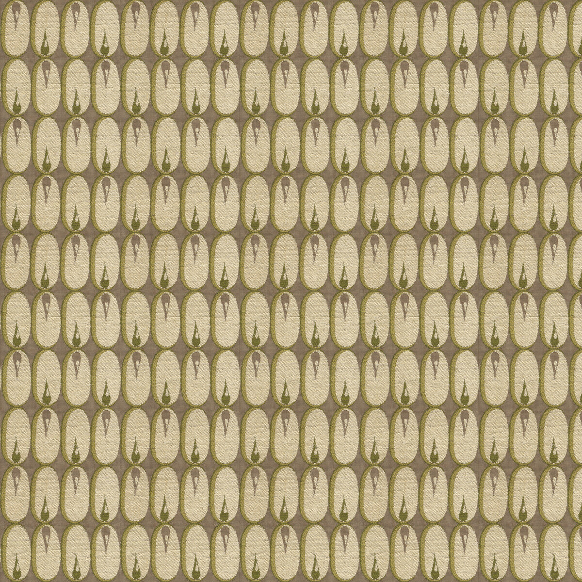 Oval Flame fabric in lime color - pattern GWF-2924.23.0 - by Lee Jofa Modern in the Allegra Hicks II collection