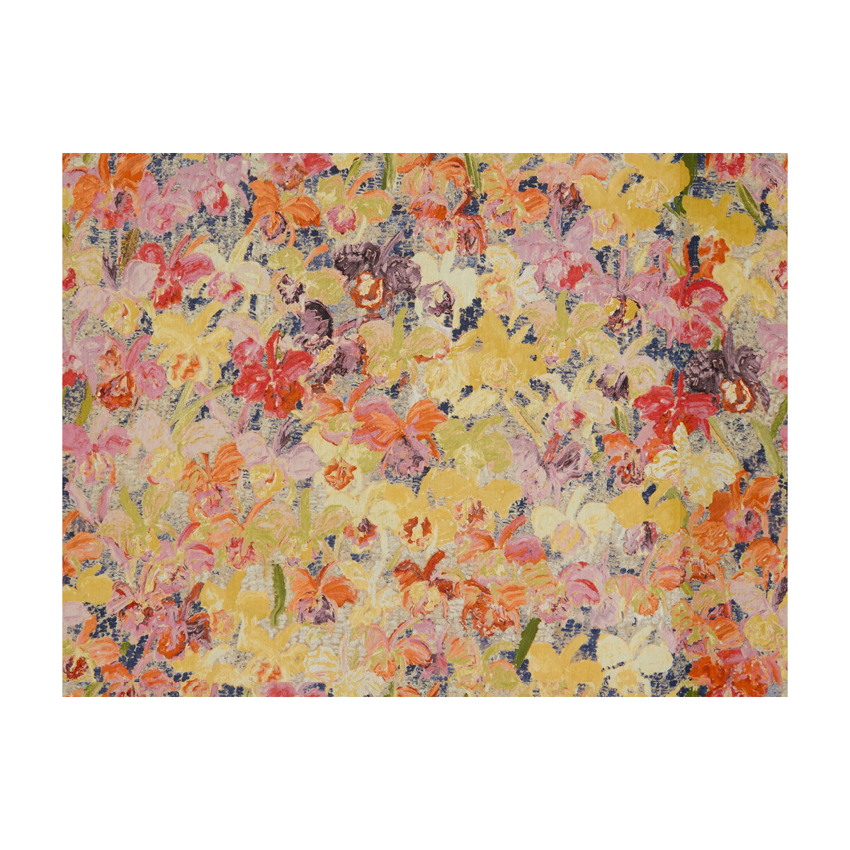 Catelayas 2 fabric in pink/yellow color - pattern GWF-3406.740.0 - by Lee Jofa Modern in the Hunt Slonem For Groundworks collection