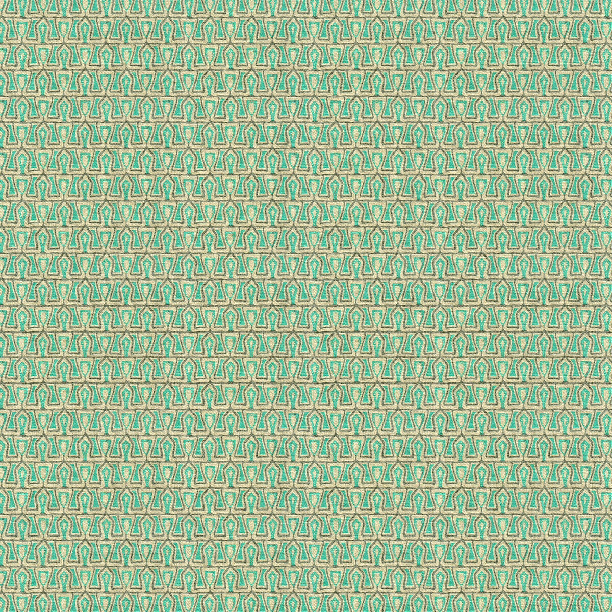 Passage fabric in aqua color - pattern GWF-3505.13.0 - by Lee Jofa Modern in the Allegra Hicks Garden collection