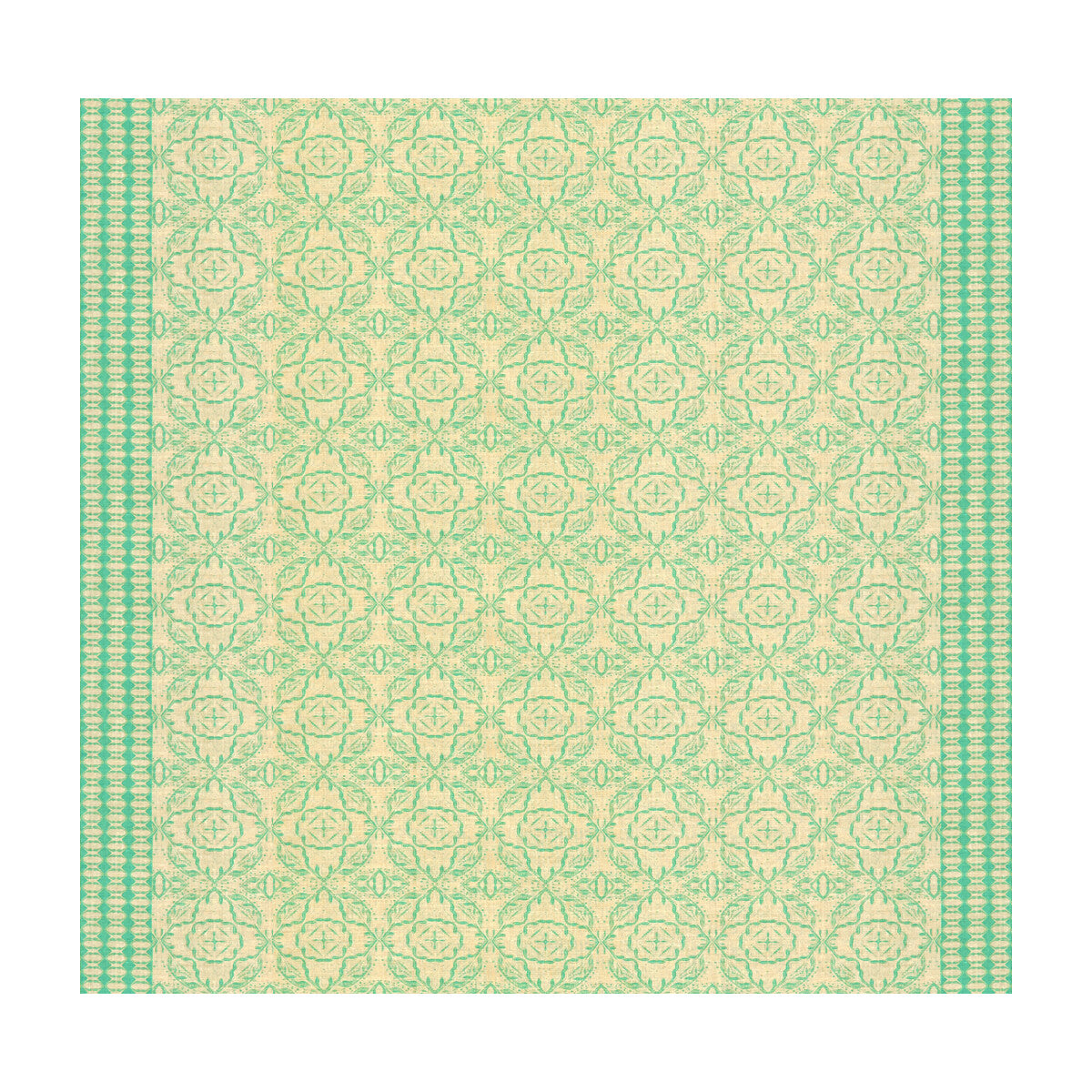 Maze fabric in aqua color - pattern GWF-3506.13.0 - by Lee Jofa Modern in the Allegra Hicks Garden collection