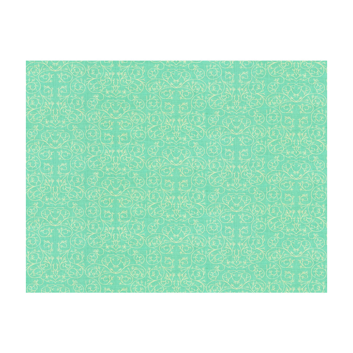 Garden Reverse fabric in aqua color - pattern GWF-3512.13.0 - by Lee Jofa Modern in the Allegra Hicks Garden collection