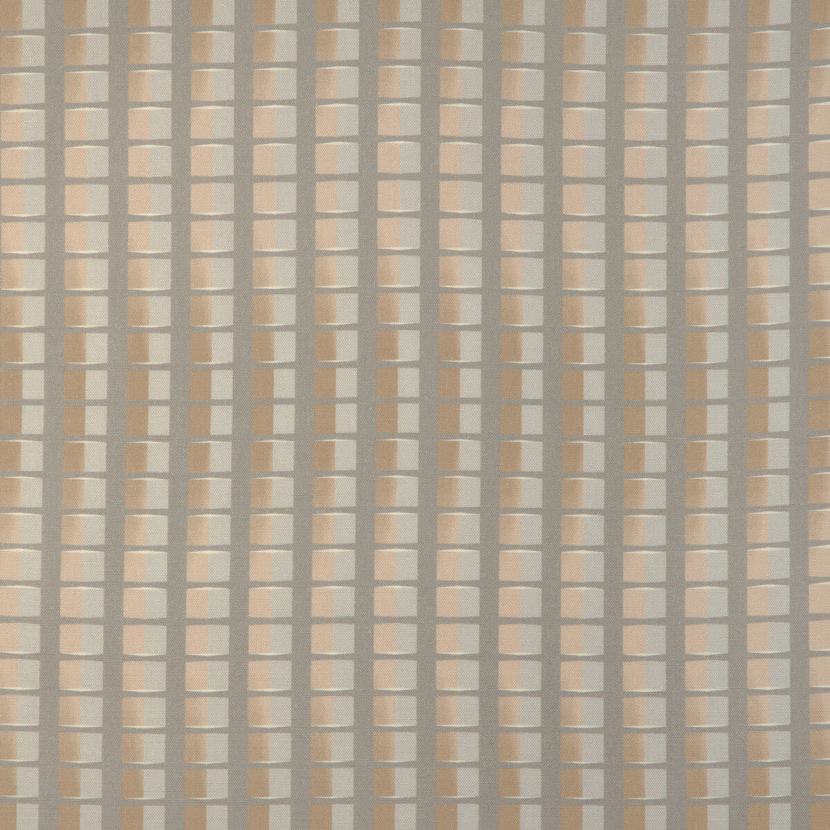 Refrakt fabric in copper color - pattern GWF-3791.1611.0 - by Lee Jofa Modern in the Kelly Wearstler VII collection