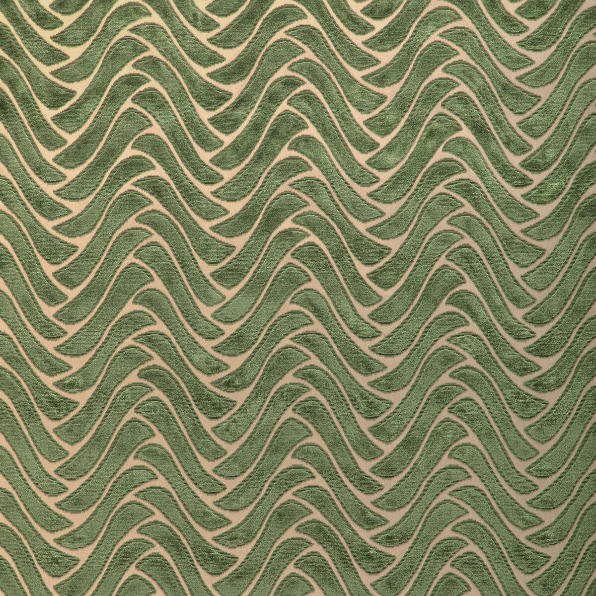 Crosby Velvet fabric in sage color - pattern number GWF-3811.30.0 - by Lee Jofa Modern in the Soho collection