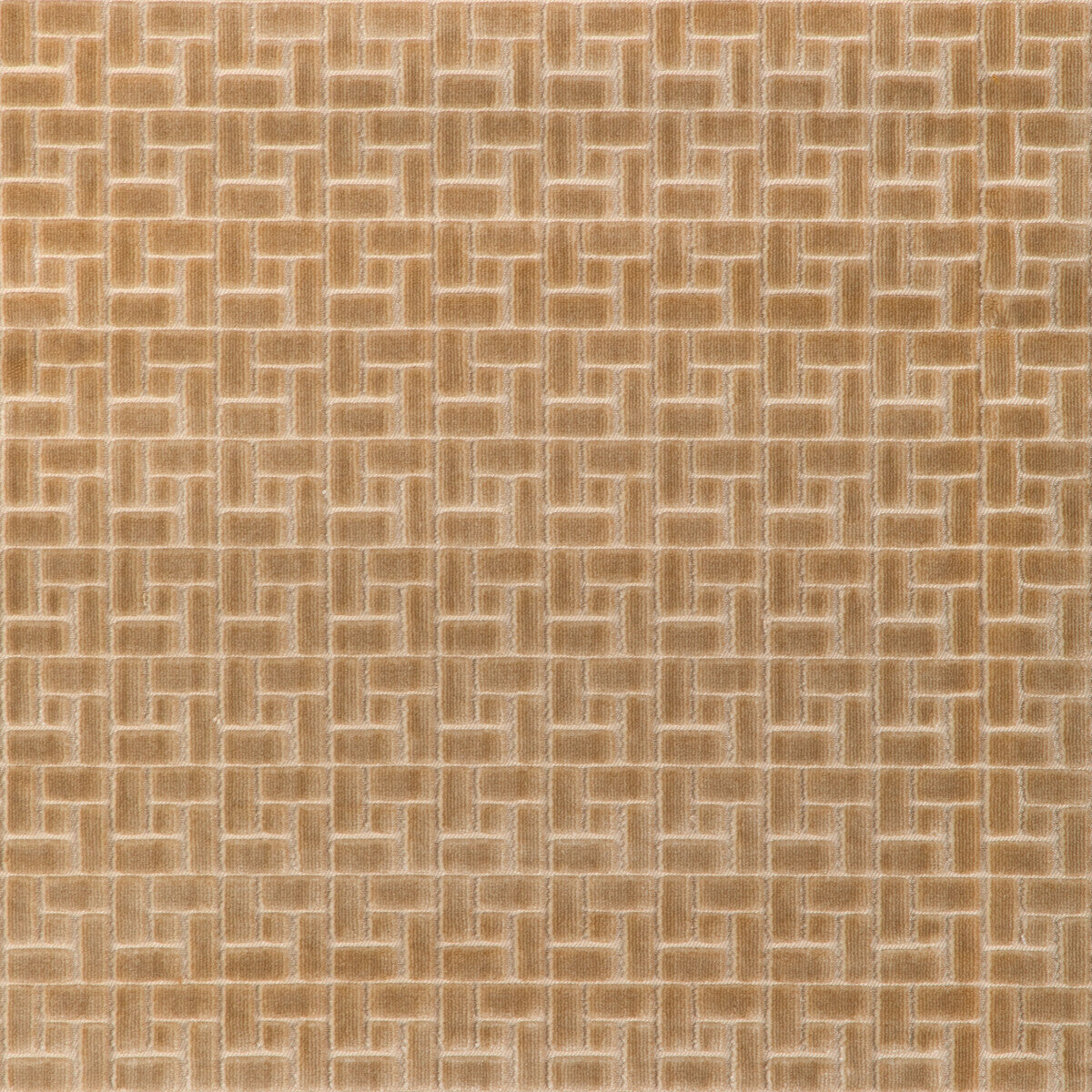 Fieldstone Velvet fabric in cream color - pattern number GWF-3818.16.0 - by Lee Jofa Modern in the Cadence collection