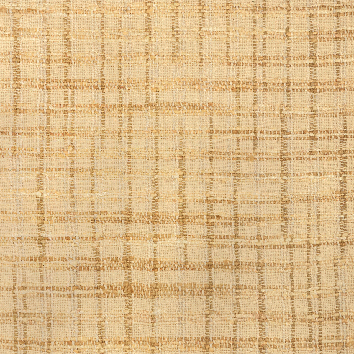 Grid fabric in sand color - pattern number GWF-3835.1614.0 - by Lee Jofa Modern in the Kelly Wearstler Transit collection