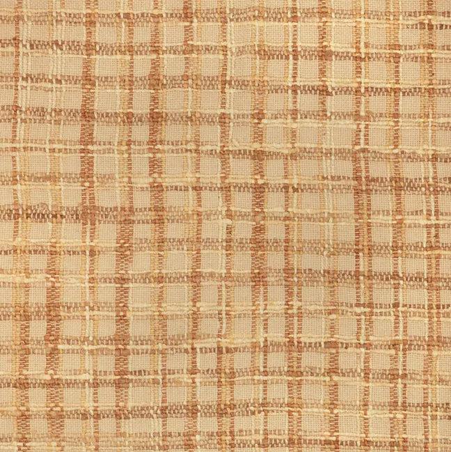 Grid fabric in clay color - pattern number GWF-3835.1624.0 - by Lee Jofa Modern in the Kelly Wearstler Transit collection