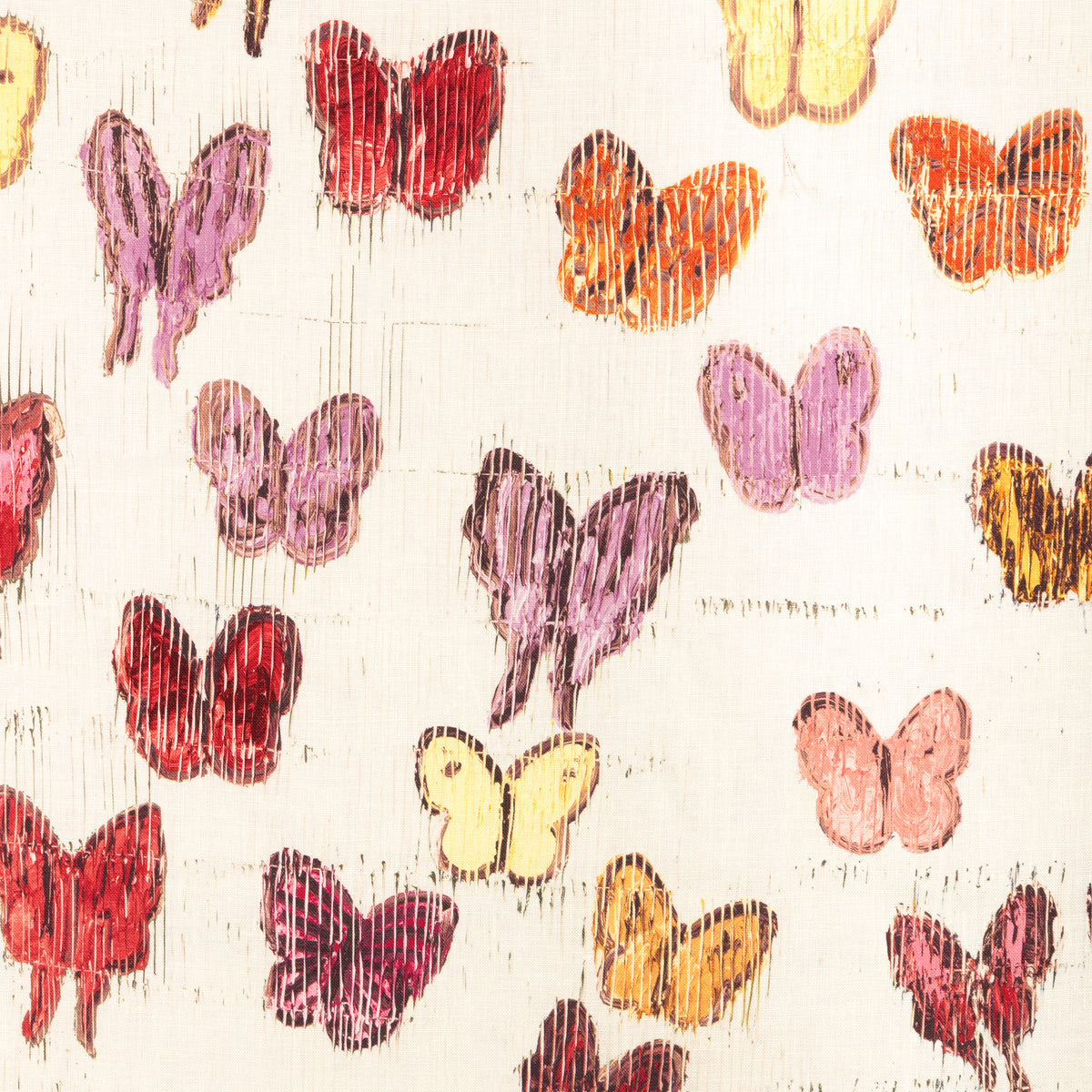 Flutter fabric in Sunset color - pattern number GWF-3838.712.0 - by Lee Jofa Modern in the Hunt Slonem Belle Terre collection