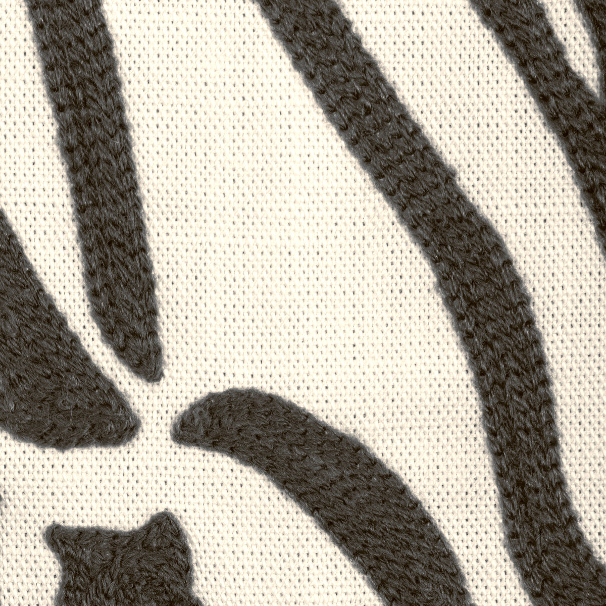 Hutch Crewel fabric in Ink color - pattern number GWF-3841.121.0 - by Lee Jofa Modern in the Hunt Slonem Belle Terre collection