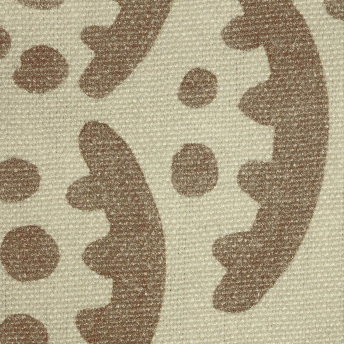 Veda fabric in Limestone/Bark color - pattern number GWF-3842.1621.0 - by Lee Jofa Modern in the Kelly Wearstler Tela collection