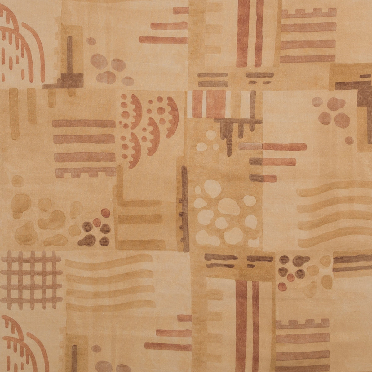 Veda fabric in Clay color - pattern number GWF-3842.424.0 - by Lee Jofa Modern in the Kelly Wearstler Tela collection