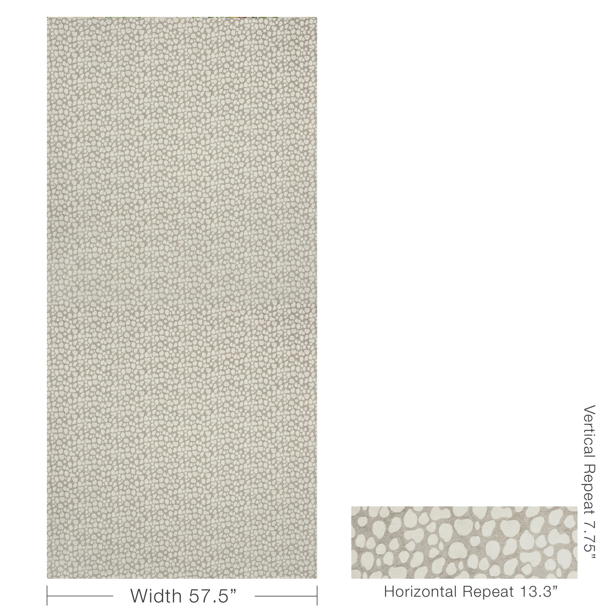 Pebblis fabric in Moonbeam color - pattern number GWF-3843.1101.0 - by Lee Jofa Modern in the Kelly Wearstler Tela collection